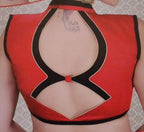 Teardrop Back Silk Blouse