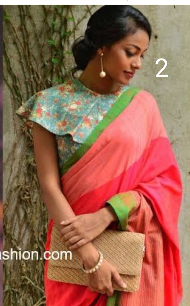 Puff-Sleeve Tassel Tie-Back Blouse