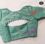 Teardrop Back Silk Blouse